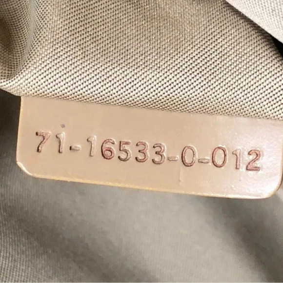 FENDI Vintage Front Pocket Dome Zip Satchel Zucchino - Picture 4 of 4